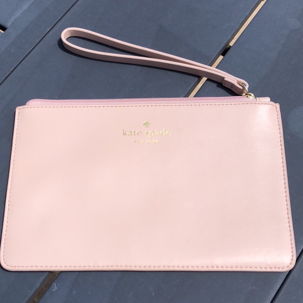 Kate Spade leather zip pouch